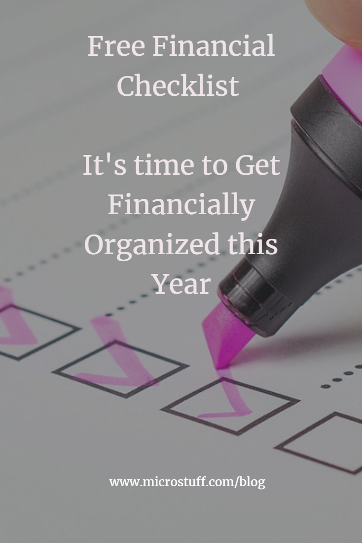 Free Financial Checklist