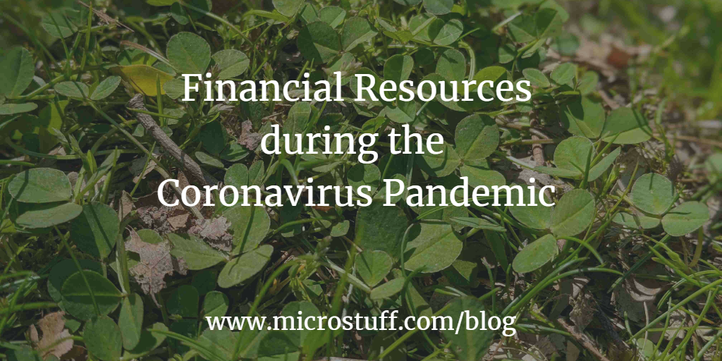 Financial Resources during the Coronavirus Pandemic