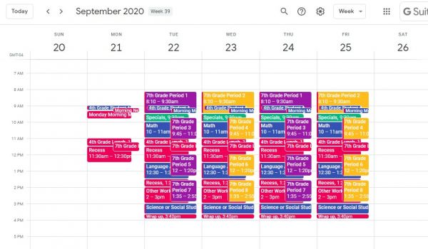 Microstuff_Google Calendars weekly school Microstuff_Google Calendars weekly school