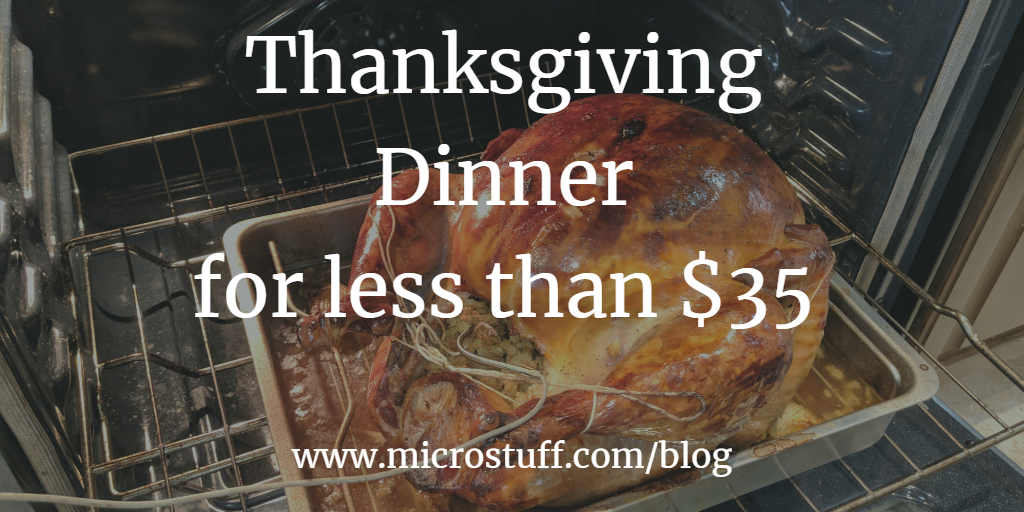 microstuff thanksgiving dinner facebook twitter